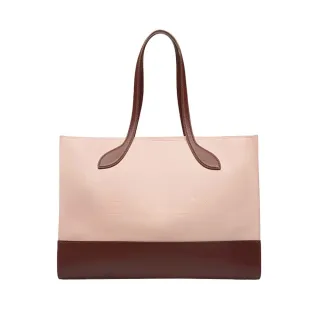 【BALLY】官方直送 BAR 帆布橫式托特包