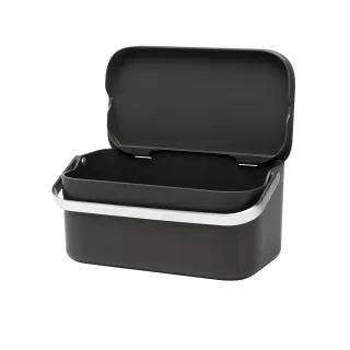【Brabantia】桌上型手提廚餘桶1.8L-深灰