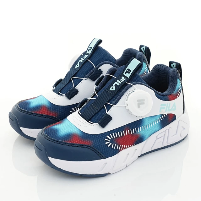童鞋520童鞋520 FILA童鞋-旋鈕輕量運動鞋(2-J416Z-323藍)