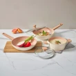 【CorelleBrands 康寧餐具】SNAPWARE Roselle優雅鈦不沾炒鍋-28cm(含鍋蓋)