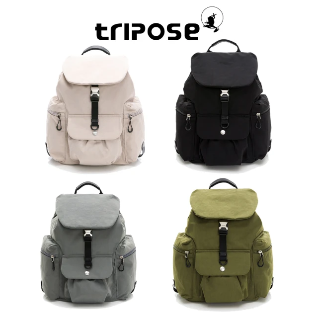 【tripose】REFLEC微皺尼龍輕量後背包-小(多色/2024新款上市)