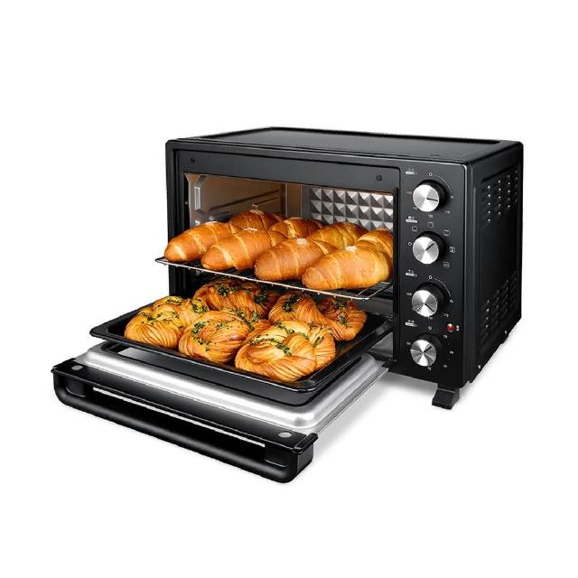 【CHIMEI 奇美】32L雙溫控360度旋風烘烤獨立發酵電烤箱(EV-32F0SK)