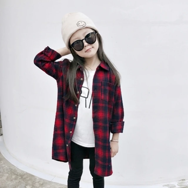 橘魔法 長袖深藍點點滾邊小口袋襯衫(畢業典禮 表演 襯衫 花