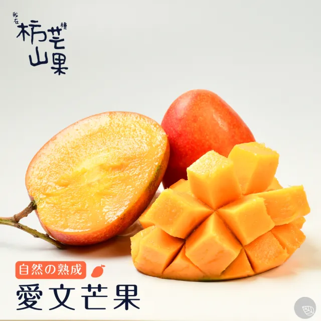 【我在枋山種芒果】愛文芒果禮盒(中果8-10顆/5斤)
