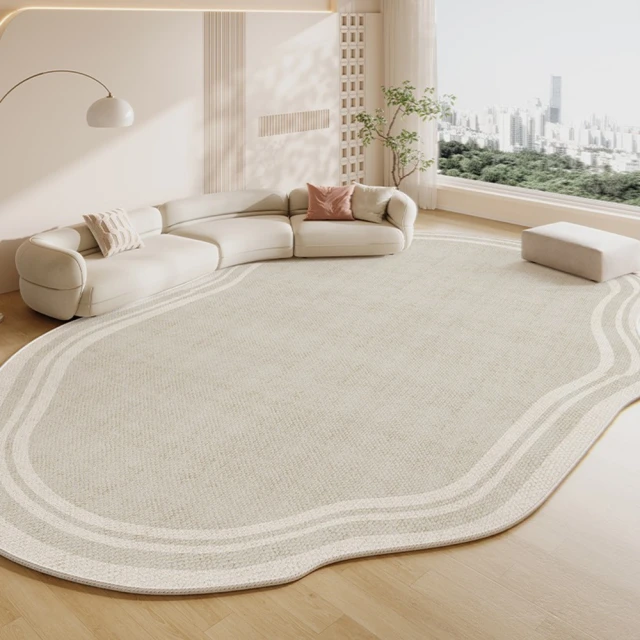 艾貝德盛雅專賣店 異形地毯 不規則極簡風地毯臥室地墊180cm*280cm(親膚軟絨毛/防滑耐用/預售15天)