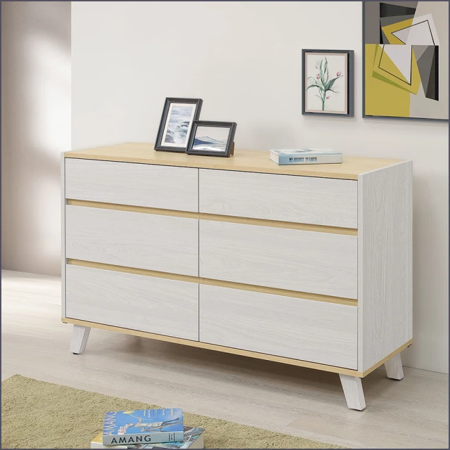 麗得傢居 萊米克4尺六斗櫃 置物櫃 衣物收納櫃(台灣製造)優