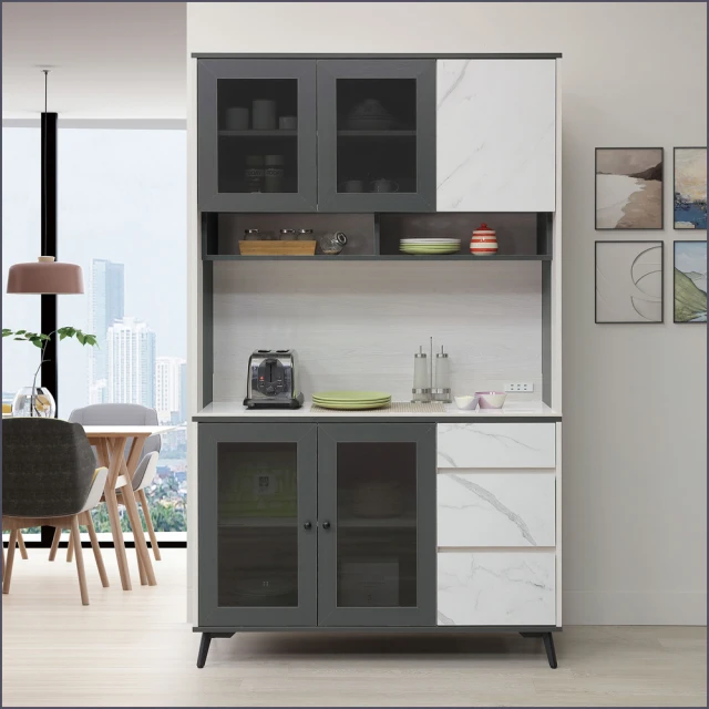 麗得傢居 艾琳2尺電器櫃 餐櫃 電器收納櫃(台灣製造)優惠推