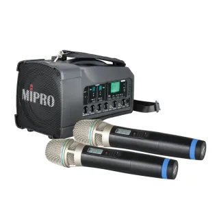 【MIPRO】ACT 雙頻迷你可攜式無線喊話器(MA-100D)