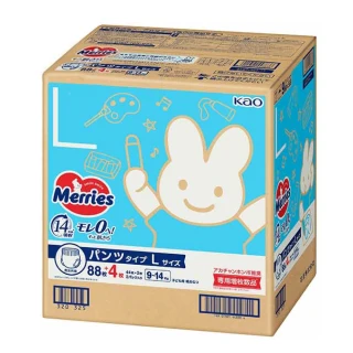 【妙而舒】日本境內版 彩箱尿布增量版(黏貼M/褲型M-XL)  日本阿卡將推薦 Akachan