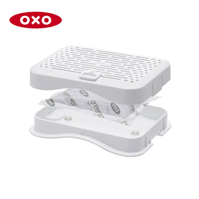 【美國OXO】蔬果長鮮盒活性碳補充包2入