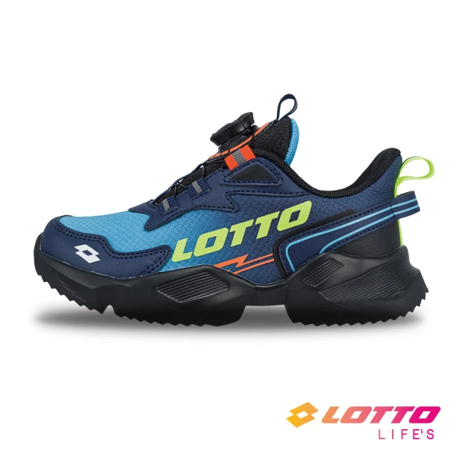 LOTTO 童鞋 METEOR RIDE 輕量跑鞋(藍-LT5AKR9476)