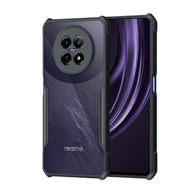 【XUNDD 訊迪】realme 13 5G 軍事防摔 鏡頭全包覆 清透保護手機殼-夜幕黑