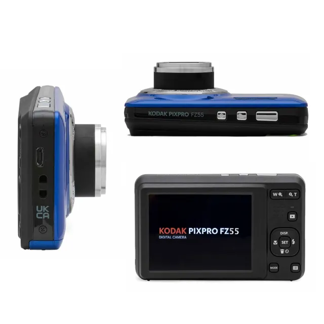 【Kodak 柯達】PIXPRO FZ55 FRIENDLY ZOOM 數位相機 5倍光學變焦 28mm廣角鏡頭(公司貨-再送32G記憶卡)