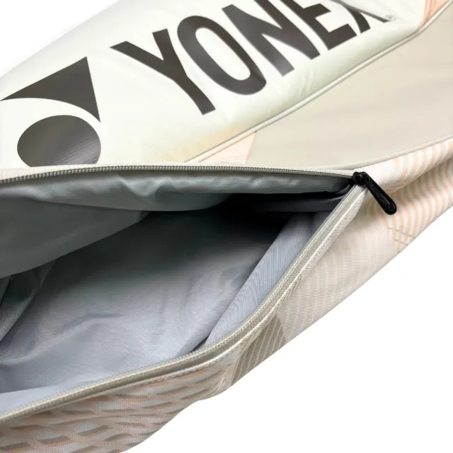 【YONEX】手提後背兩用網球拍袋6支裝78x28x36cm砂米黃(BA92426EX194)