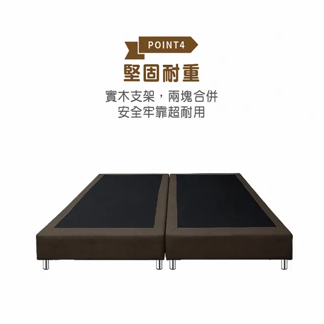 【ASSARI】雙人5尺傢集908型貓抓皮房間組_床頭片+床底