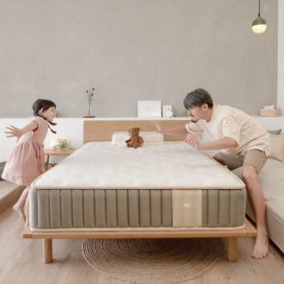 【LOVEFU大島樂眠】撐腰樂眠床2-6尺加大雙人(獨立筒床墊/硬床推薦/深層微涼/透氣/高穩固支撐/MIT)