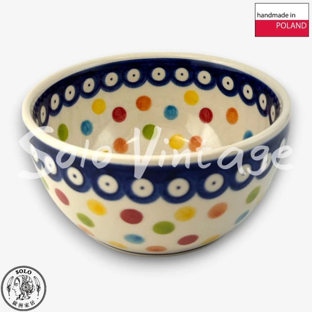 波蘭陶 Vena 波蘭陶 400ML 手把碗 花冠俏貓系列優