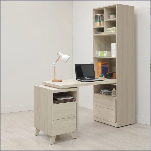 顧家家居 5格大容量自由組合書櫃-8024105公分(收