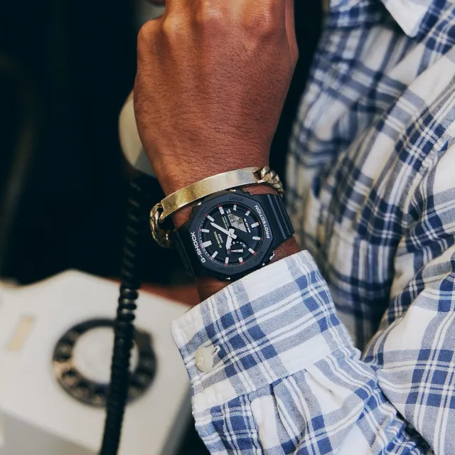 【CASIO 卡西歐】G-SHOCK 強悍耐衝擊  三眼數位手錶 _42.8mm(DW-6900RL-1)