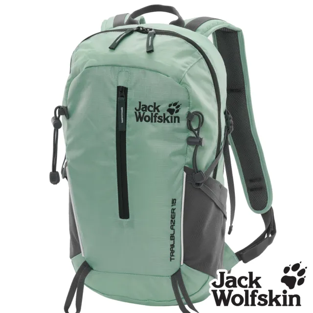 【Jack wolfskin 飛狼】Trailblazer 15L 休閒健行背包(冰晶綠)