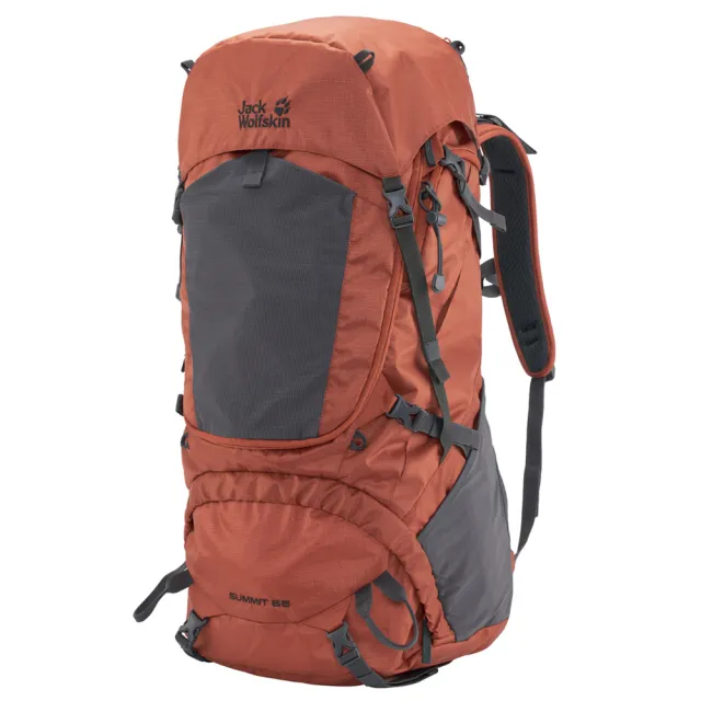 【Jack wolfskin 飛狼】Summit 65 登山背包(磚瓦紅)