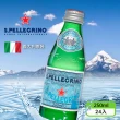【S.Pellegrino 聖沛黎洛】天然氣泡礦泉水玻璃瓶裝250mlx24入/箱