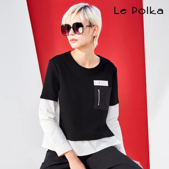 Le Polka 內刷毛彈性束口長褲-女折扣推薦