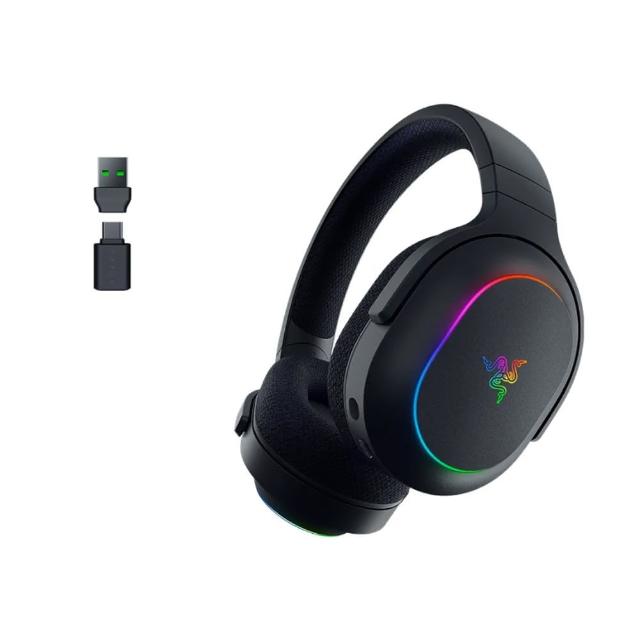 【Razer 雷蛇】Barracuda X Chroma 梭魚無線耳機X 幻彩版(黑)