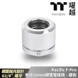 【Thermaltake 曜越】Pacific F-Pro 外徑16mm硬管管接頭 – 銀色(CL-W436-CU16SL-A)