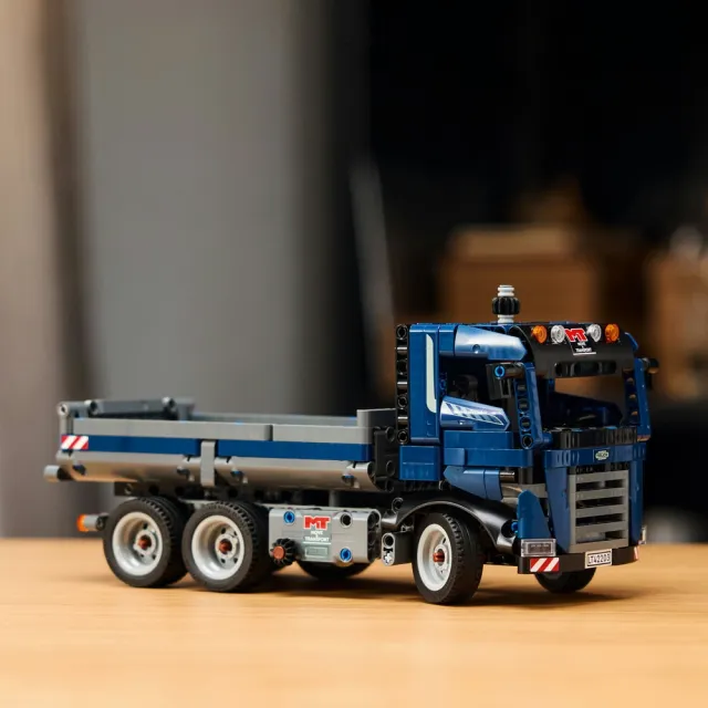 【LEGO 樂高】科技系列 42203 傾卸式卡車(玩具車 工程模型 兒童玩具 積木)
