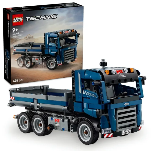 LEGO 樂高】科技系列42203 傾卸式卡車(玩具車工程模型兒童玩具積木