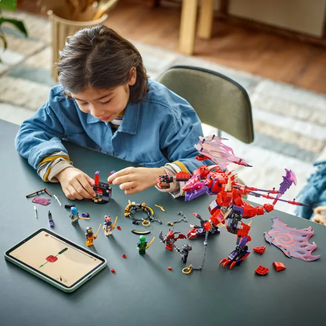 LEGO 樂高】旋風忍者系列71832 混沌龍雷牙(龍模型忍者玩具兒童