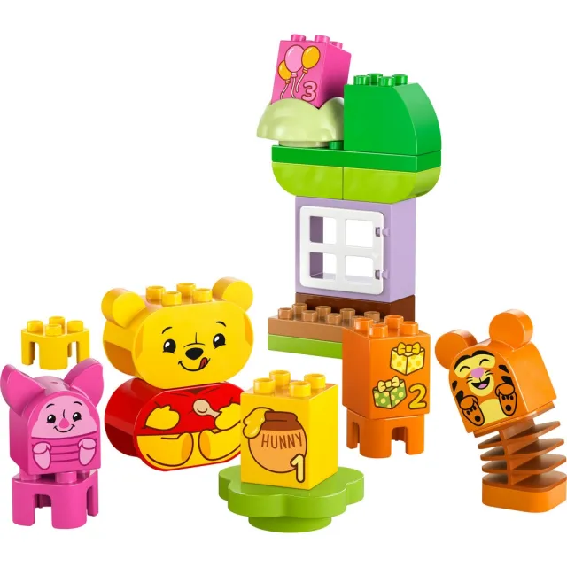 【LEGO 樂高】得寶系列 10457 小熊維尼的生日派對(跳跳虎 幼兒積木 兒童玩具 學習積木)