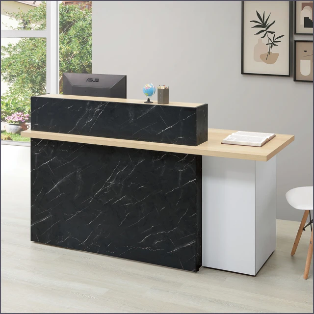 麗得傢居 羅伯3.7尺櫃檯桌 櫃台屏風 收銀桌 吧檯桌(座位