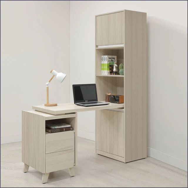 顧家家居 5格大容量自由組合書櫃-8024105公分(收