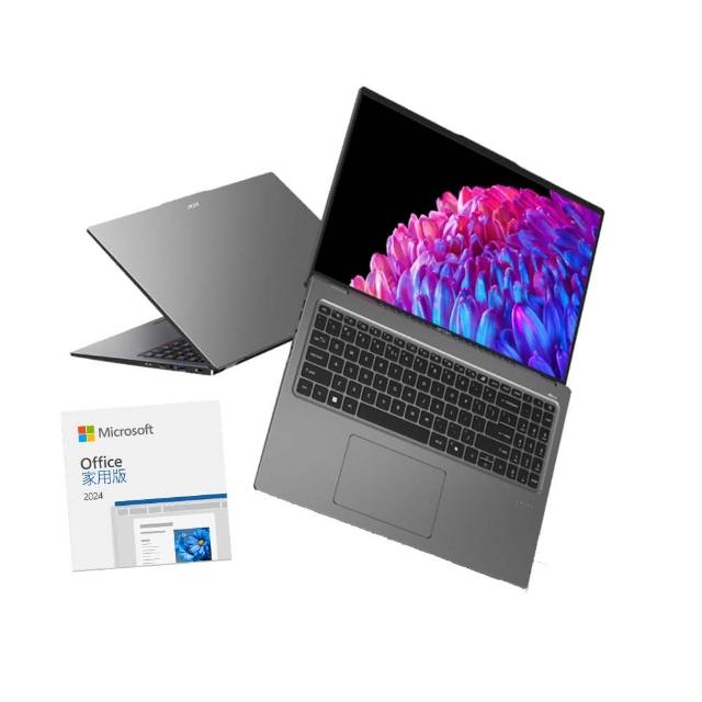 【Acer 宏碁】Office2024★16吋Ultra 5 OLED筆電(Swift Go/EVO/SFG16-72-59MH/Ultra 5-125H/16G/512G/W11)
