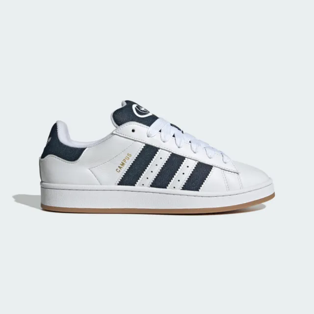 【adidas 愛迪達】Campus 00s 男女 運動休閒鞋 滑板鞋 舒適 穿搭 白 深藍(JQ7439)
