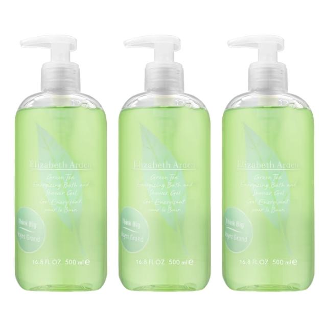 【Elizabeth Arden 雅頓】綠茶沐浴膠 500ml 三入組(平行輸入)