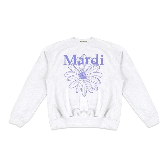 【MARDI MERCREDI】印花 大學T 多色 經典小雛菊 藍花 純棉 長袖(百搭爆款/韓國潮流)