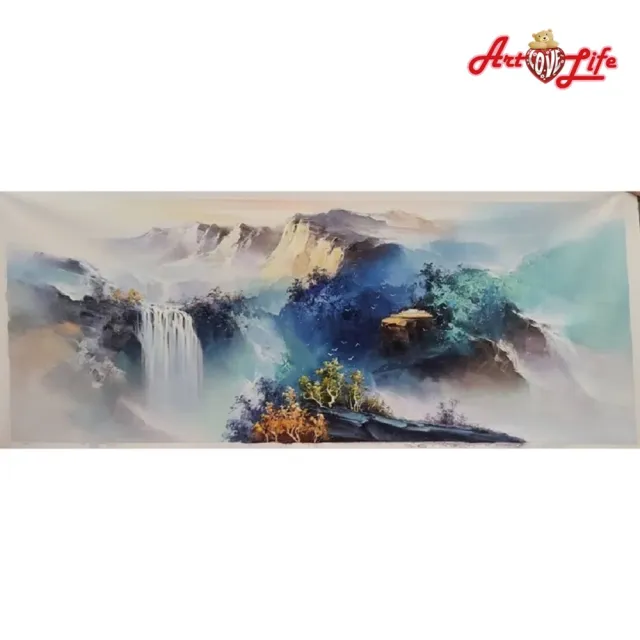 【ArtLife 藝術生活】B041高級手繪油畫_風景_70x180cm(五行風水畫、打造居家好運宅、手繪系列、擺飾畫)