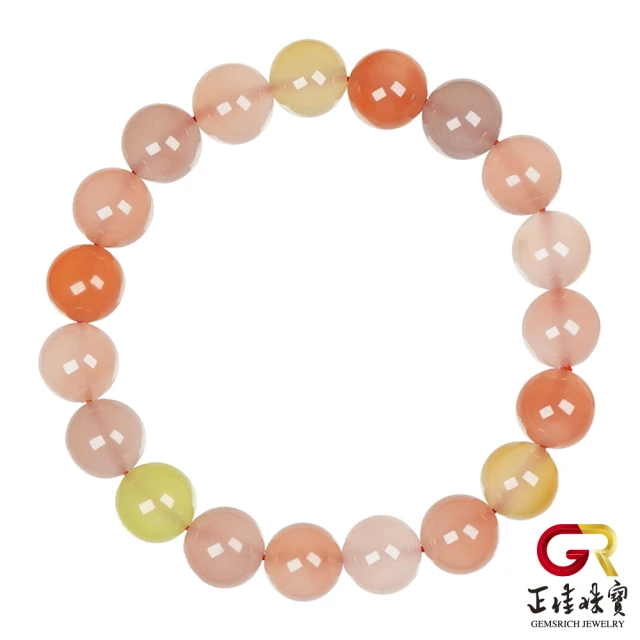 正佳珠寶 鹽源瑪瑙 頂級川料果凍鹽源 9.8-10.3mm 