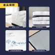 【小老闆寢具】標準單人3尺 藍格調 天絲獨立筒13cm 摺疊床墊(摺疊好收納 租屋/外宿便攜)
