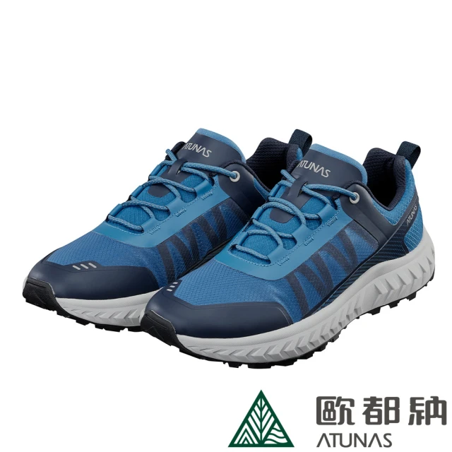 ATUNAS 歐都納ATUNAS 歐都納 男款健步輕量透氣舒適跑鞋(A1GCFF14M神秘藍/運動鞋/休閒鞋/戶外健行/日常休閒/旅遊)