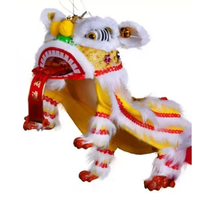 A-ONE 匯旺 提線獅王 黃底紅毛 舞獅魁儡布袋戲偶大號 