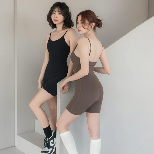 SeasonsBikini 運動連身瑜珈褲裝-B1023(休閒質感運動連身彈性瑜珈褲裝)