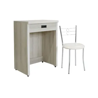 【ASSARI】2尺瑪卡蓉化妝桌椅組(寬60x深40x高82cm)