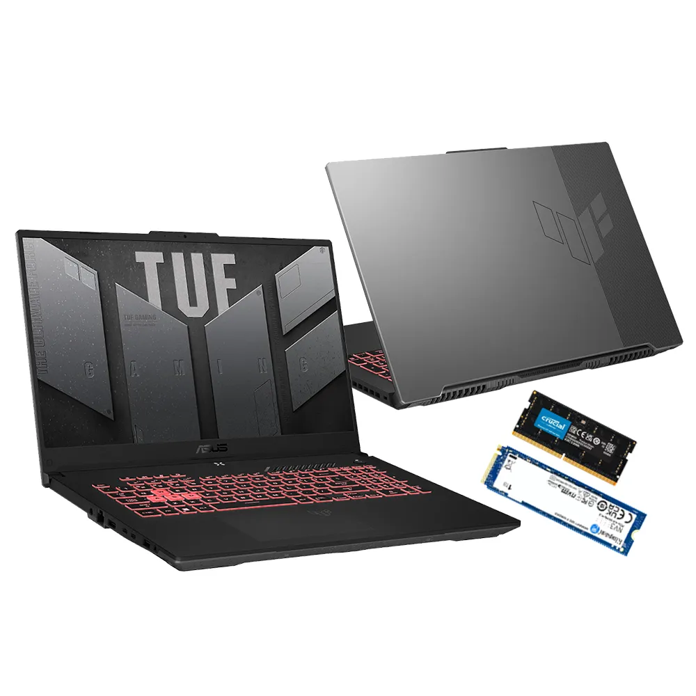 【ASUS 華碩】升級附1TB+16G組★17.3吋R7 RTX4050電競筆電(FA707NUR-0022B7435HS/R7-7435HS/16G/512G/W11)
