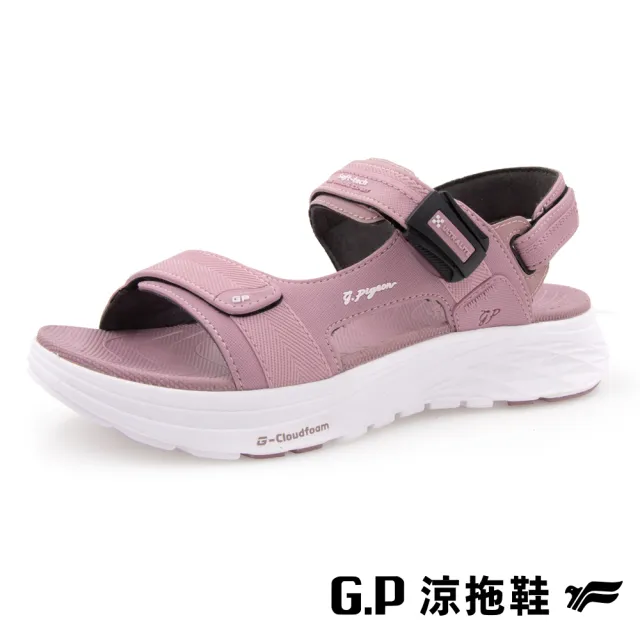 【G.P】雲端鞋-穩定系列女款輕量緩震磁扣兩用涼拖鞋G5736W-粉色(SIZE:36-39 共三色)