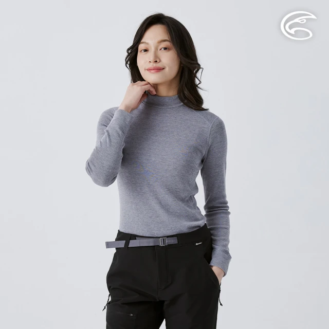 ADISI 女美麗諾混紡羊毛高領彈性保暖衣 AU252100