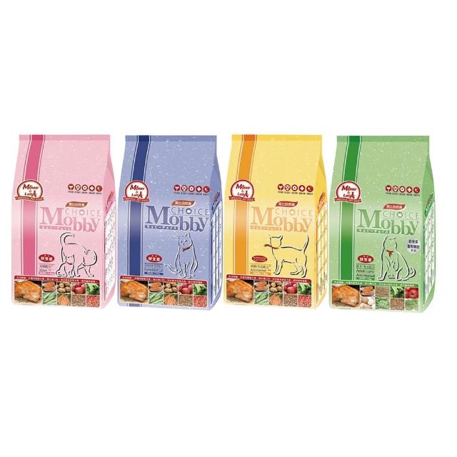 【Mobby 莫比】2包組-自然食專業配方貓糧1.5kg(幼母貓/授乳貓/低卡貓/挑嘴貓/成貓化毛)